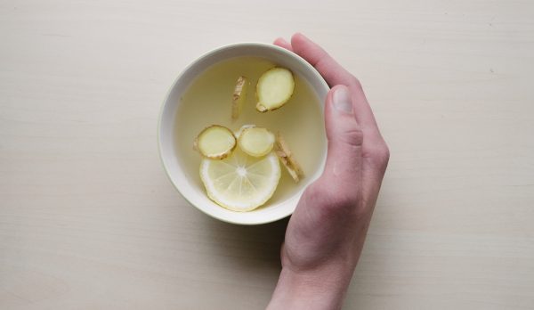 Ginger in tea helps fight these cold and flu symptoms: aches and pains, headaches, fever, nausea 
