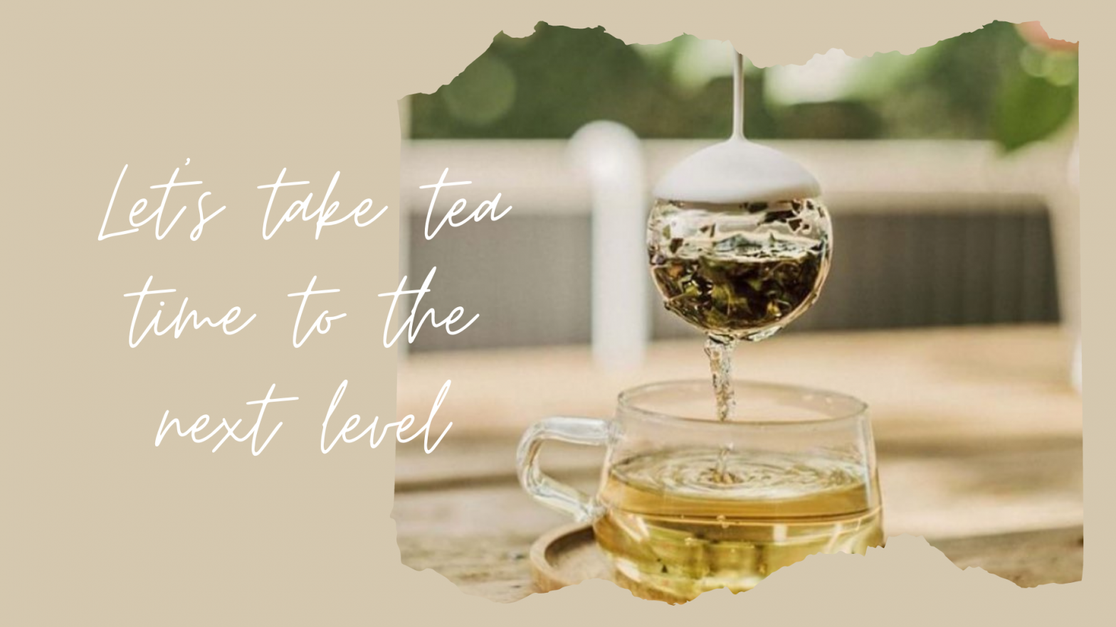 tea food pairing - infusing loose leaf tea